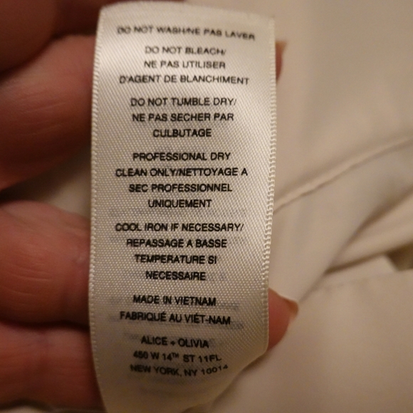 ALICE+OLIVIA black sheer palm overlay fit and flare cut-out back dress, size 4 - Picture 5 of 5